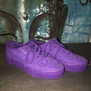 H&M Divided CHUNKY Purple Sneakers